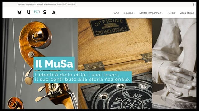 Web design Brescia – MuSa: è online il sito
