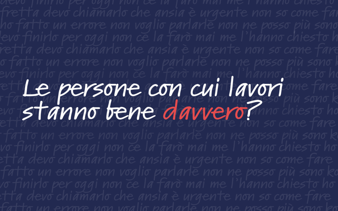 La salute mentale è una chiave della produttività in azienda